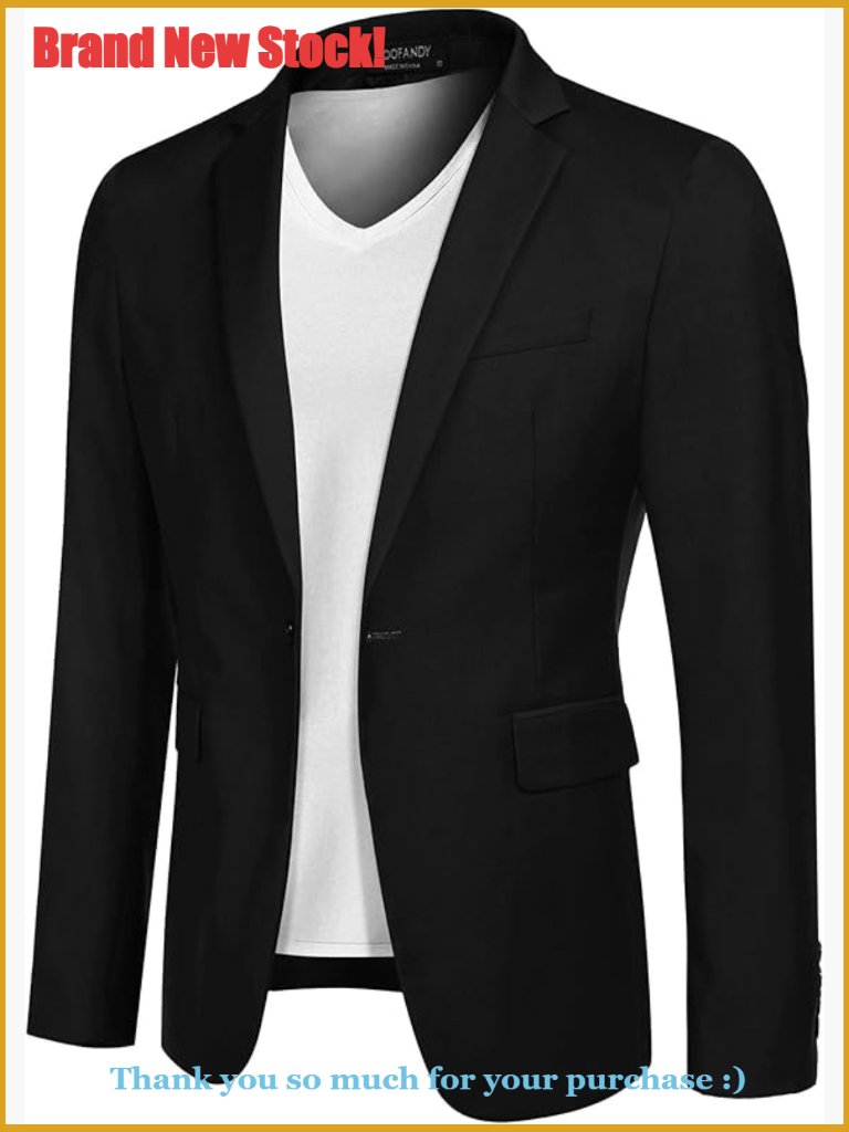Lightweight Polyester Spandex Sport Coat Blazer Business Casual